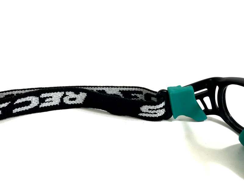 Rec Specs Athletic Goggles Frames HALO RS-DEM Black Green Wrap 48-20 V45 gallery