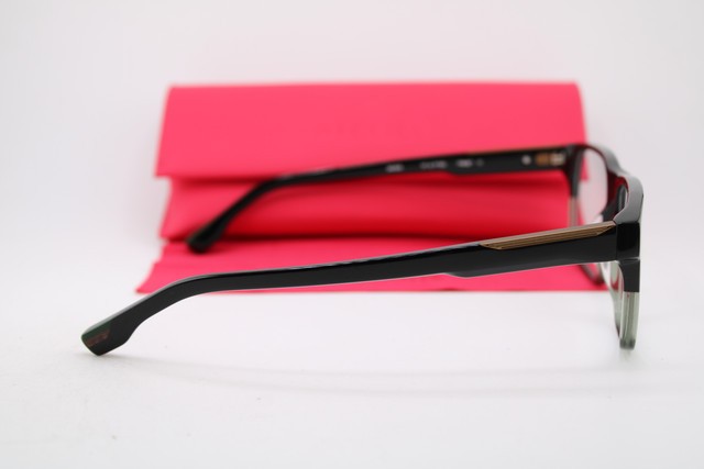 NEW WOODYS 240906 PIAGET 01 BLACK GREEN GOLD FADE AUTHENTIC EYEGLASSES 57-17 gallery