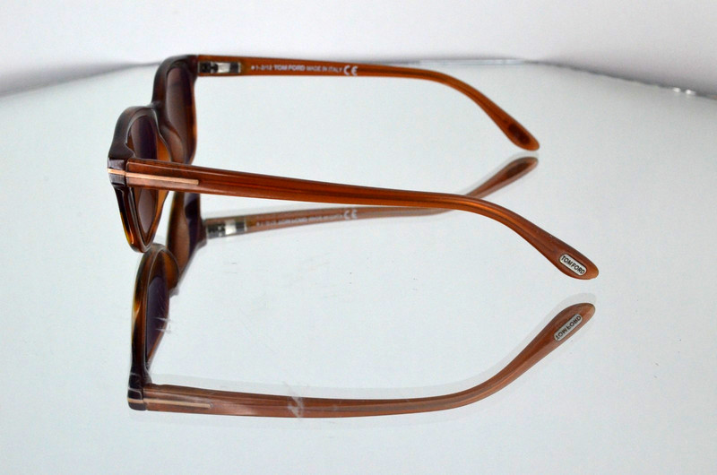 RARE Tom Ford "Benedict" Sunglasses/Eyeglasses Plum Tortoise/Gold Italy TF520 gallery