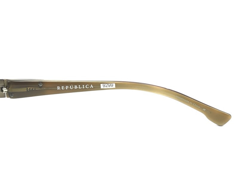 REPUBLICA MONTEVIDEO BR Brown Tortoise Rectangular Eyeglasses Frames 56-17 140 gallery