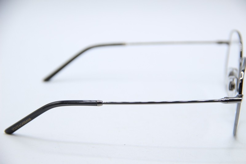 NEW DOLCE & GABBANA DG 1332 04 GUNMETAL BLACK AUTHENTIC FRAMES EYEGLASSES 52-19 gallery