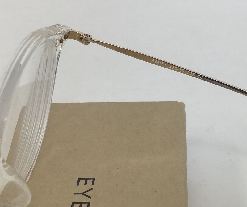 Eyebuydirect Amity 51-19-145 C4 Clear Plastic Eyeglasses FRAMES ONLY D10 gallery