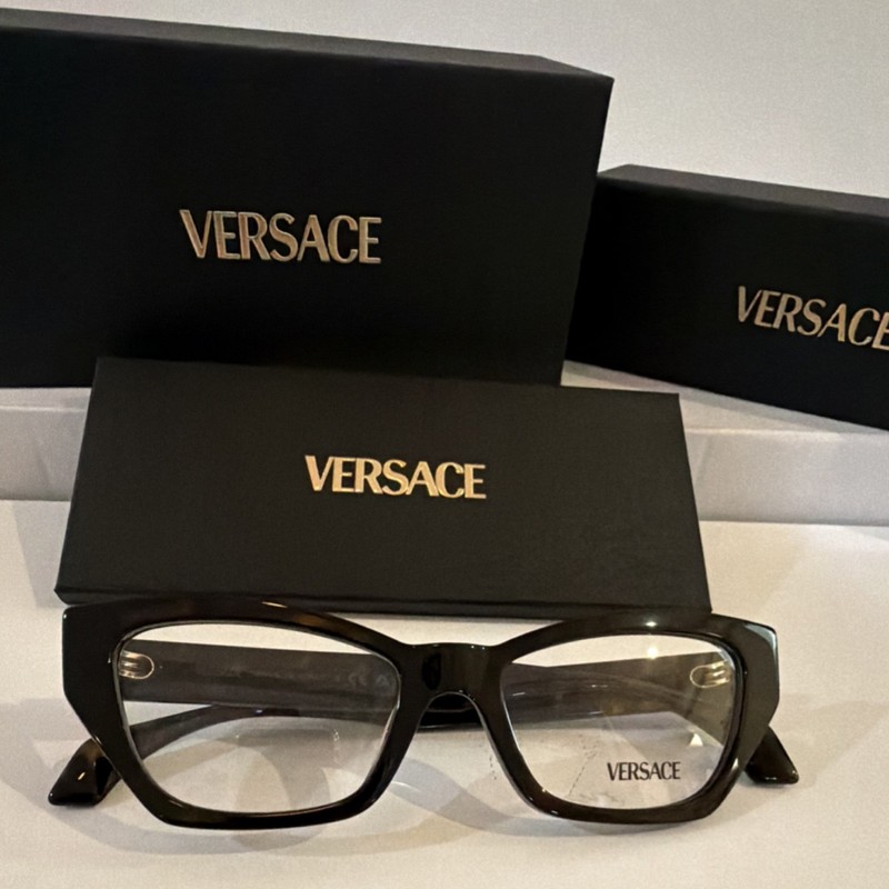 Versace Tortoise Square Full Rim Plastic Eyeglasses MOD.53/3 Designer gallery