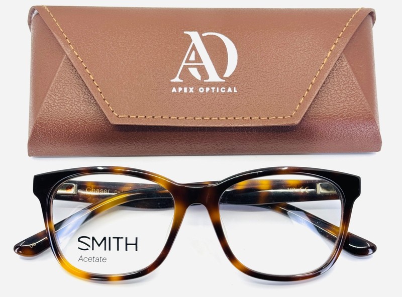 SMITH OPTICS CHASER DARK HAVANA 086 Tortoise Square Eyeglasses 51-17-140 B:41