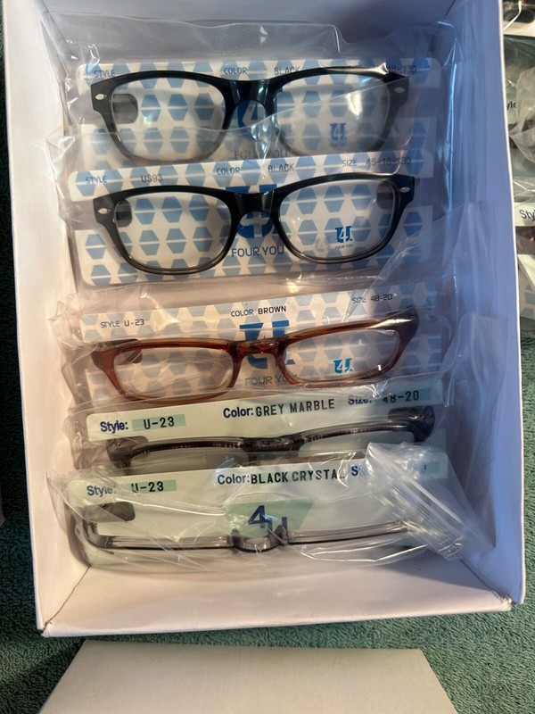 Lot of 85 4U Eyeglass four you Frames Multicolored Multi Design Eyewear gallery