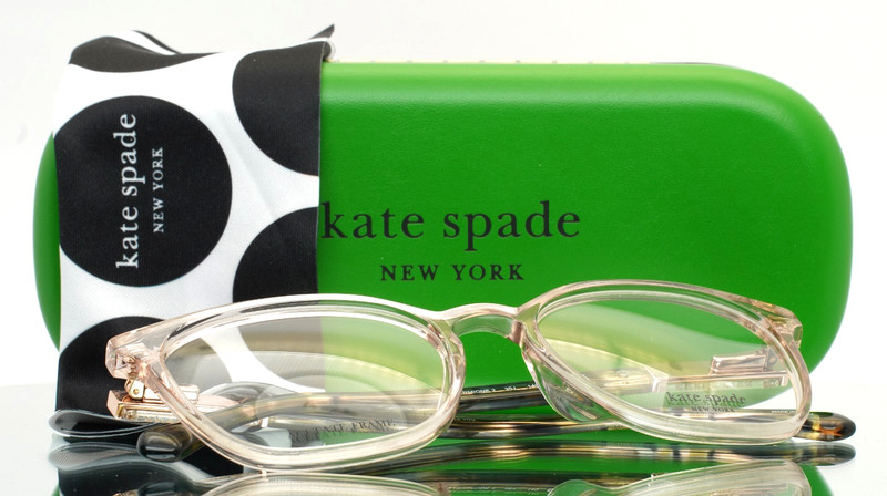 KATE SPADE Hermione 2 35J Pink Womens Square Eyeglasses 52-18-140 B:43