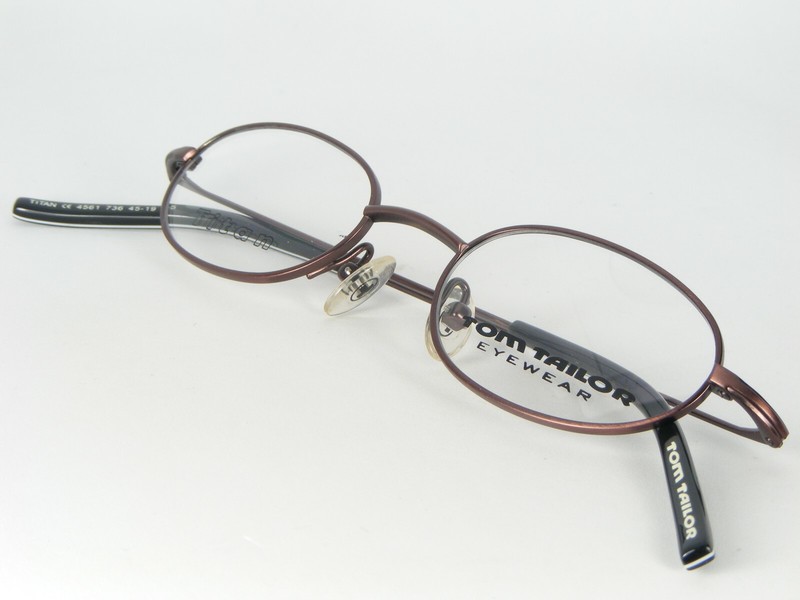 TOM TAILOR 4561 736 CHESTNUT BROWN EYEGLASSES GLASSES TITAN FRAME 45-19-145mm gallery