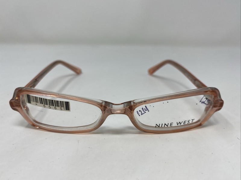 Nine West Z17 141 46-15-125 Light Rose Plastic Full Rim Eyeglasses Frame AQ76