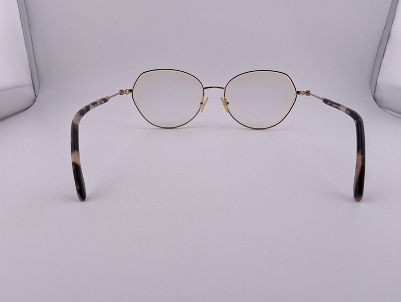 BCBGMaxazria Eyeglasses, Frames Only, Moira Black Gold, 54-16-135, Metal gallery