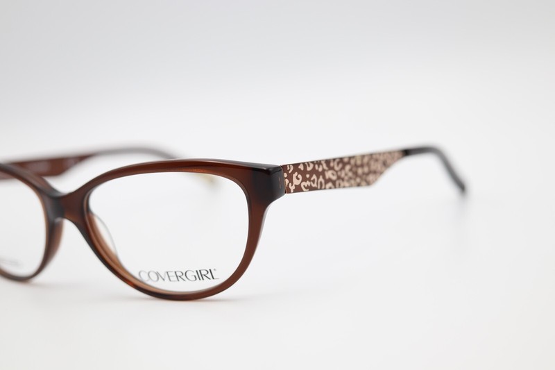 COVERGIRL CG0524 048 Brown 53-16-135 Eyeglass Frames Flex Hinges B319 gallery
