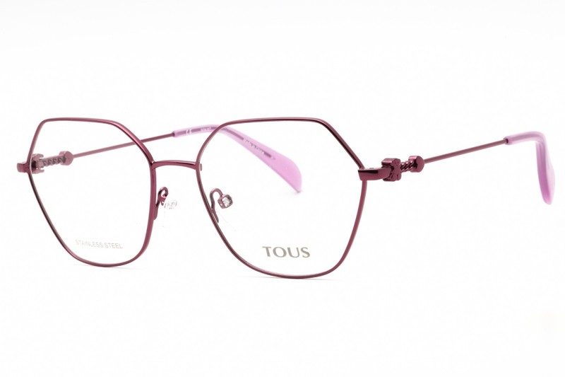 NEW Tous VTO432 08E6 Shiny Crimson Red 54mm Eyeglasses