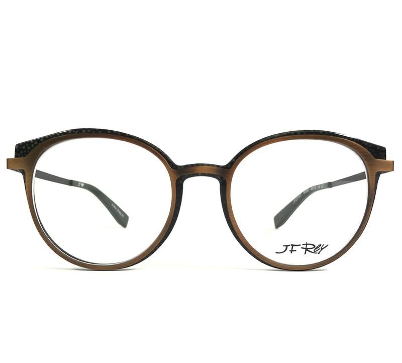 JF Rey Eyeglasses Frames JF2747 6090 Brushed Bronze Demi Brown Green 48-18-143