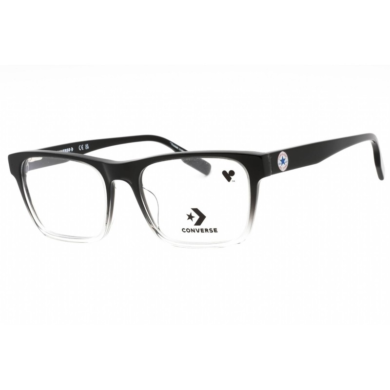 Converse Men's Eyeglasses Crystal Smoke Gradient Plastic Square Frame CV5000 051