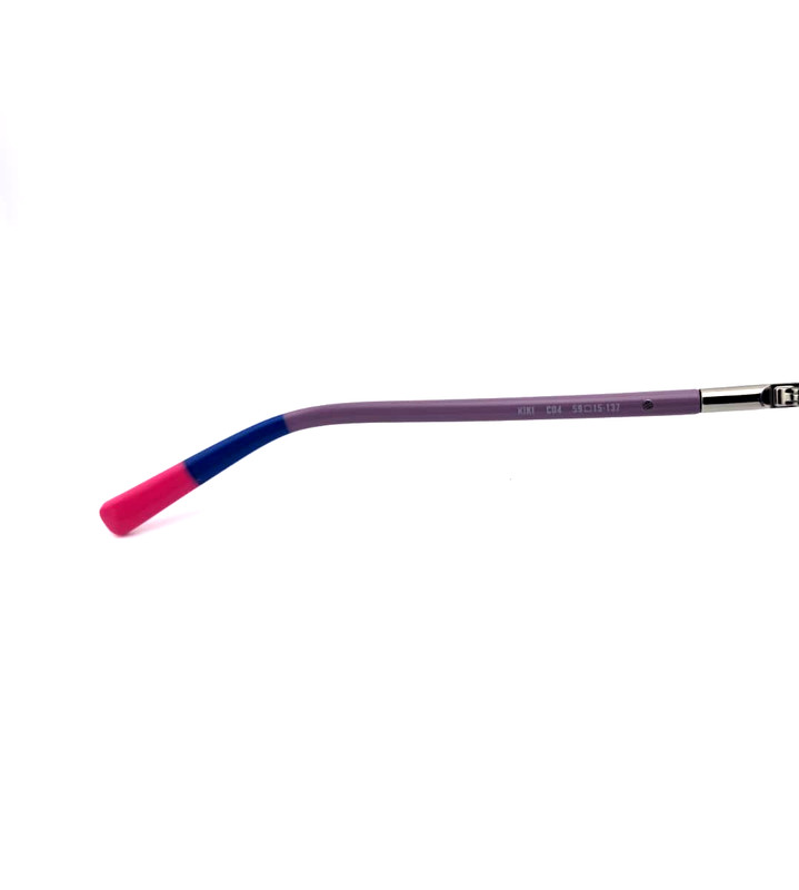 CHAMPION KIKI C04 PURPLE SILVER BLUE PINK AUTHENTIC SUNGLASSES FRAMES 59-15-137 gallery