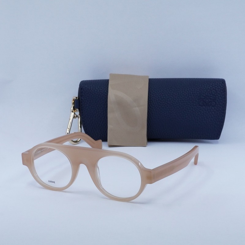 LOEWE LW50009I 072 Light Pink 48mm Eyeglasses New Authentic
