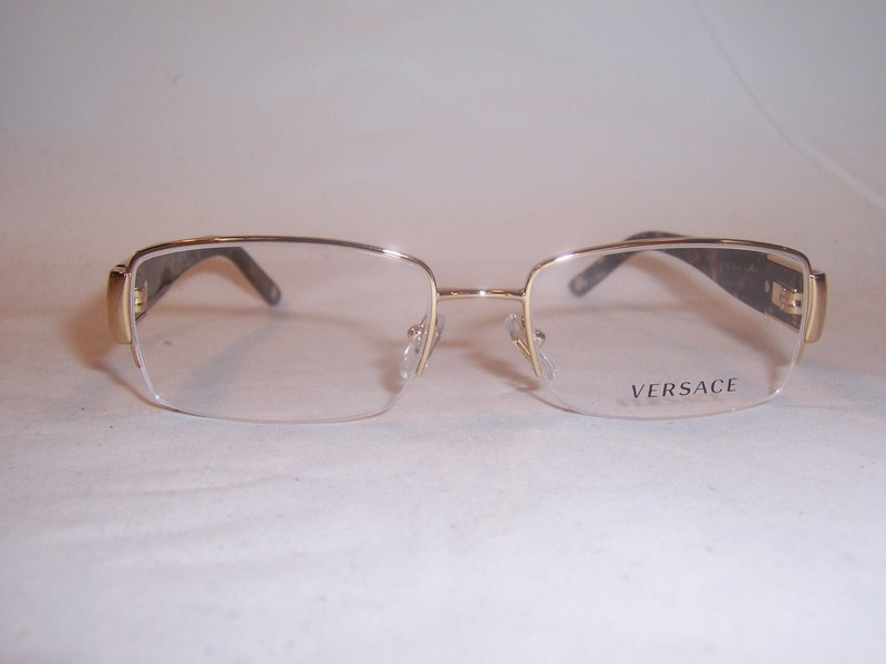 NEW VERSACE EYEGLASSES VE1175B 1002 GOLD 53mm AUTHENTIC RX 1175 gallery