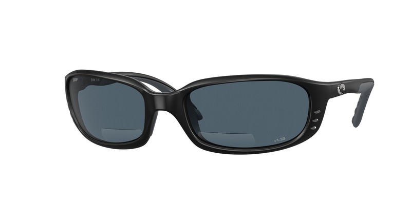 COSTA DEL MAR 6S7001 402 Brine Readers Mt Black Gray C-Mate 1.50 59 Mens Readers gallery