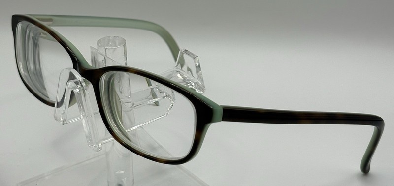 Bulova Ixtapa Eyeglasses Havana Mint Green Cat Eye 53-16-140