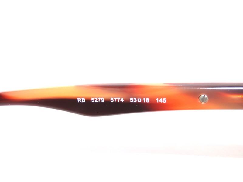 Ray Ban RX5279 5774 53 Pink Brown Horn Eyeglasses Rayban 5279 gallery