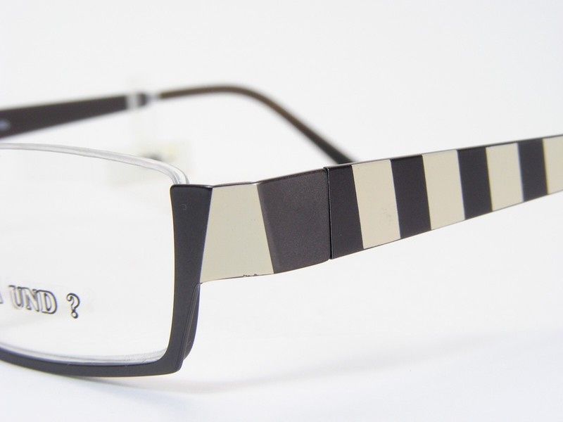 NA UND? Design MARION RAMM 04F186 M CEDAR BROWN /BEIGE EYEGLASSES 49-19-150mm gallery