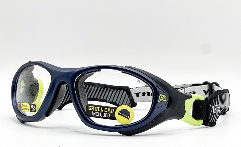 NEW LIBERTY SPORT ASTM F803 BLUE AUTHENTIC EYEGLASSES 58-18