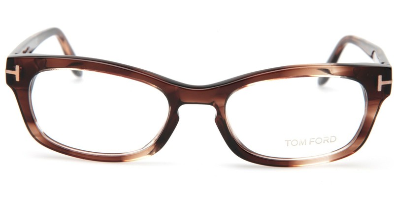 NEW TOM FORD TF 5184 047 Brown Marble EYEGLASSES FRAME 52-18-135mm B32mm Italy gallery