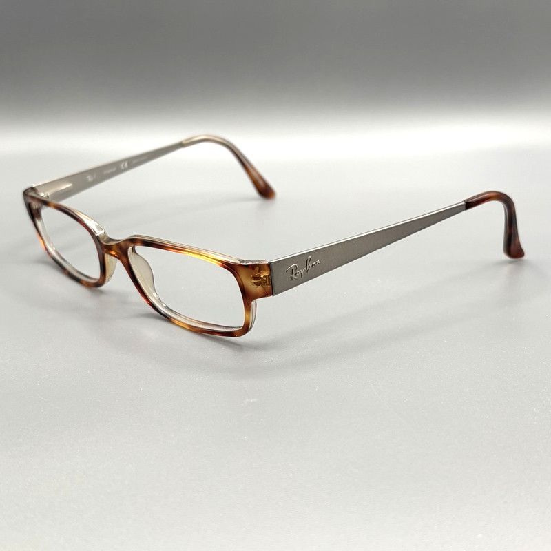 Ray-Ban RB 5142 2192 Eyeglasses Frame Tort w/ Taupe Temples TI 52-17-145 Used