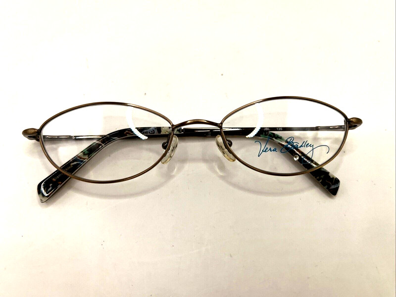 Vera Bradley Eyeglasses VB3019 JBL Designer Demo Lens Brown 51-18-135 gallery