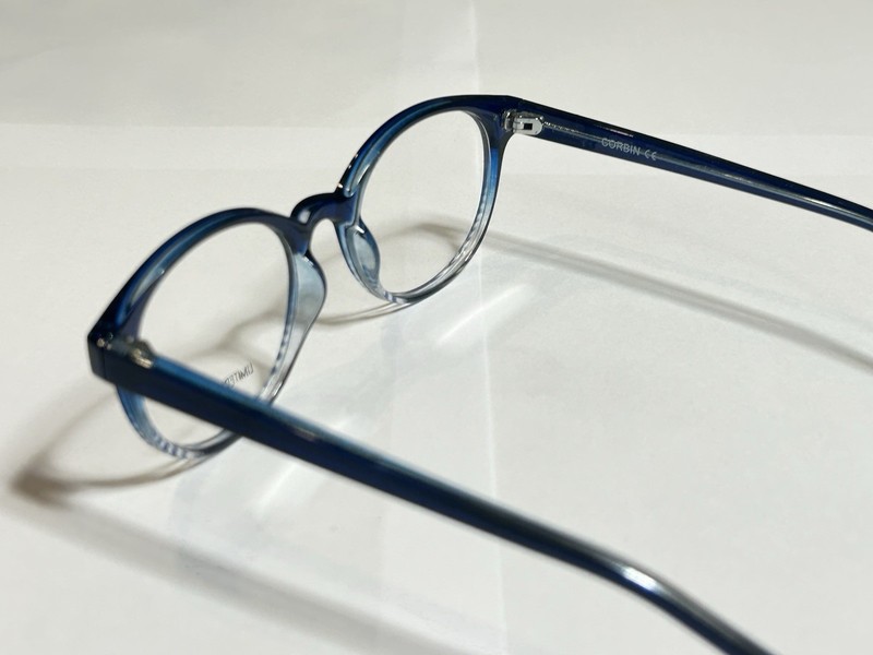Limited Editions Corbin Blue Fade Eyeglass Frames 50-20-138 NOS gallery