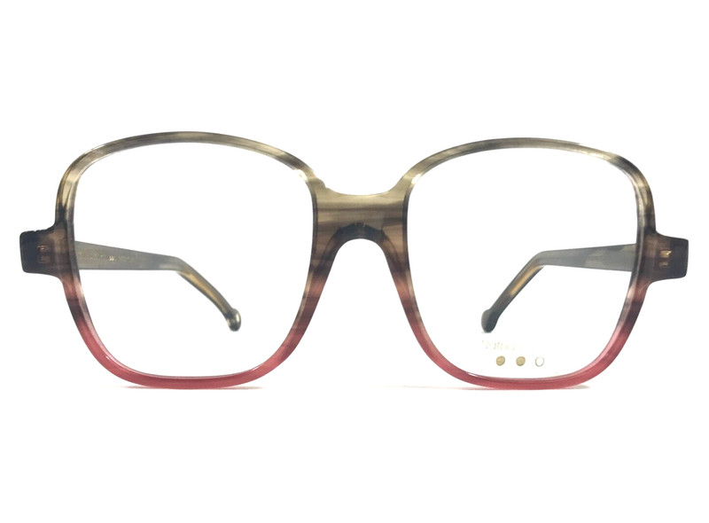 Nathalie Blanc Eyeglasses Frames LUCIANE 337 Brown Horn Pink Full Rim 50-17-145