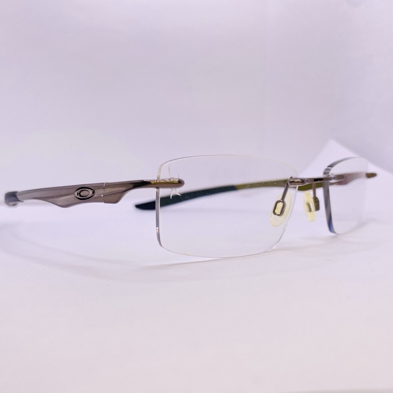 Oakley Evade Eyeglasses Frames Brushed Chrome 22-174 53 [] 18 133 Authentic