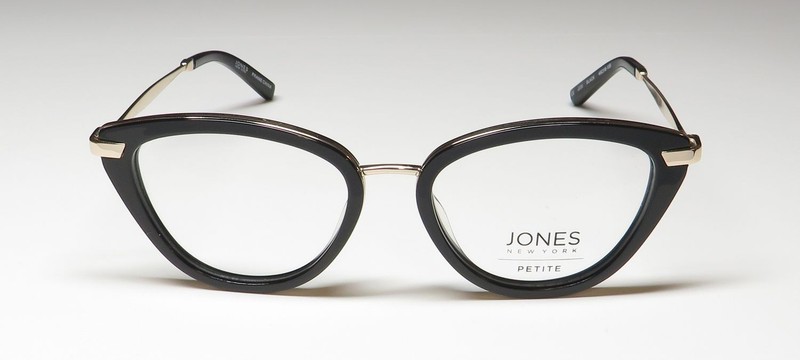 NEW JONES NY J235 PETITE EYEWEAR BLACK WOMENS METAL & PLASTIC FULL-RIM 49-16-135 gallery