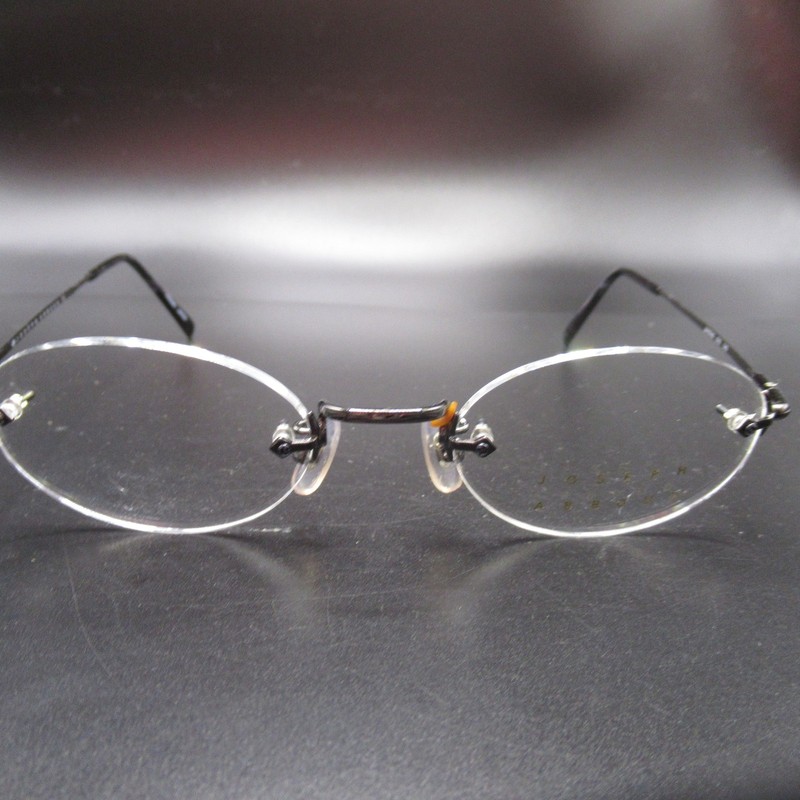 Joseph Abboud Eyeglass Frames JA16749 Rimless Gunmetal Black 10mm Bridge Japan