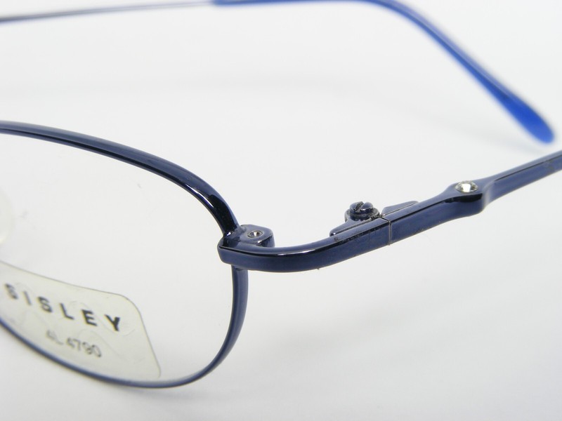 SISLEY SLY 496 460 BLUE-VIOLET EYEGLASSES GLASSES FRAME w/ Crystals 49-19-135mm gallery