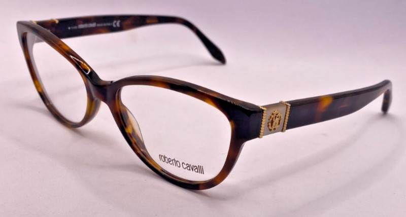 ROBERTO CAVALLI FRAMES ONLY EYEGLASSES TAHAA 686 052 BROWN TORTOISE 55-16-140
