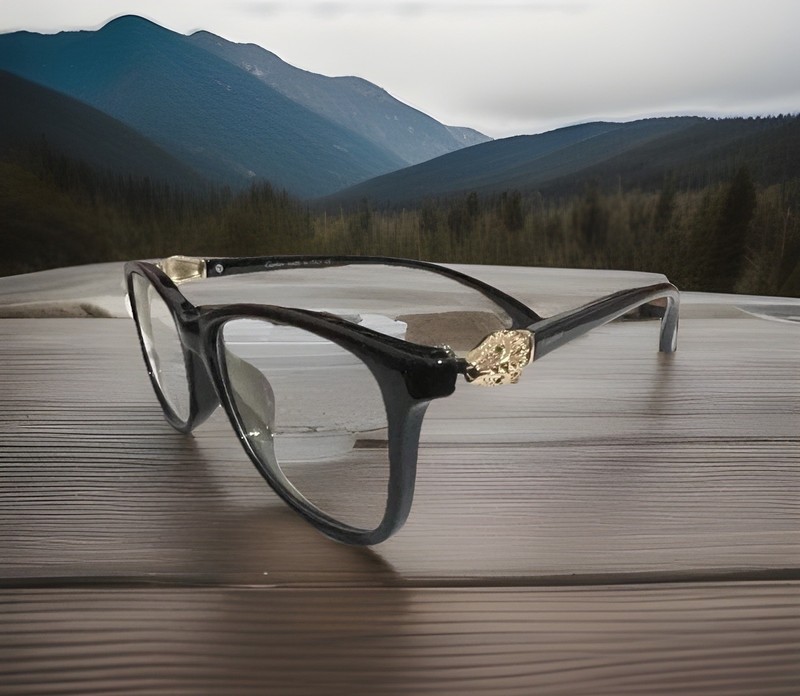 Cartier panther Black Full Rim Eyeglasses Frames,women.54,16,140,(sale price)