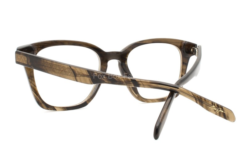 Maui Jim MJO 2121-20B Eyeglasses Glasses Crystal Brown Black Marble 51-21-145 gallery