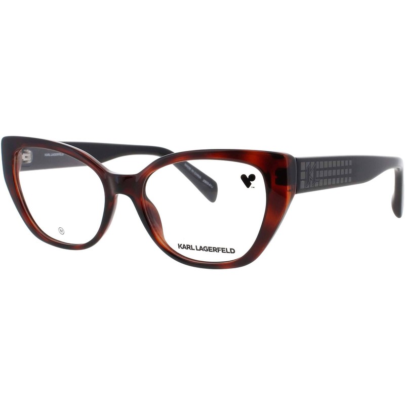 Karl Lagerfeld Women’s Eyeglasses Dark Tortoise Cat Eye Shape Frame KL6151 242