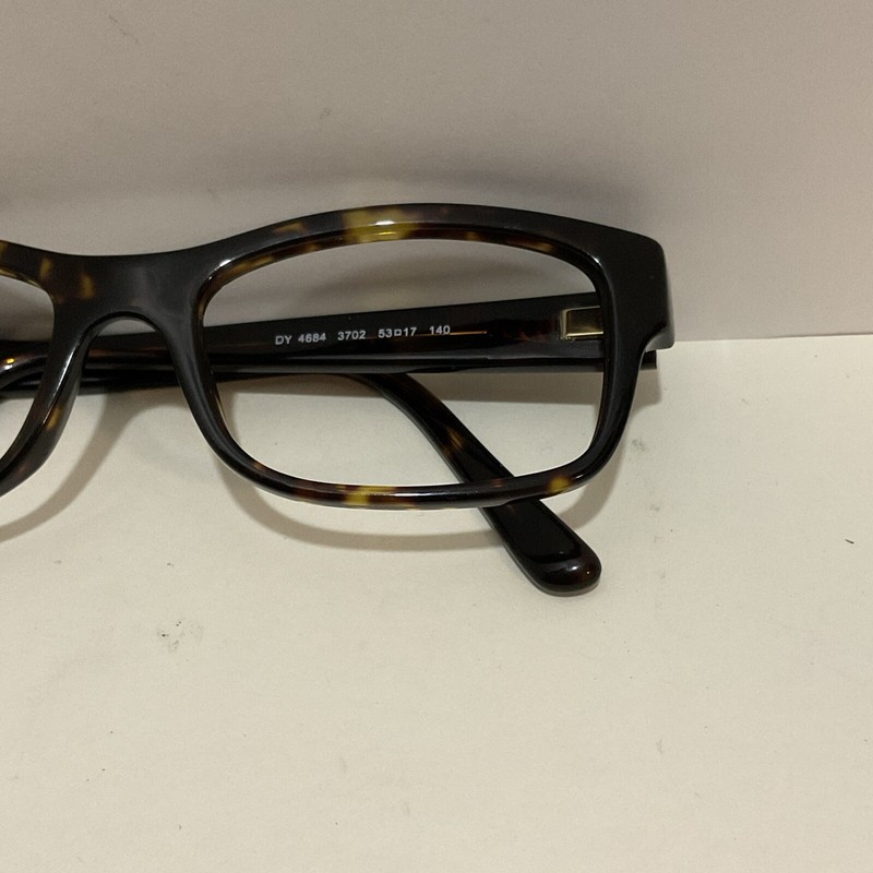 DONNA KARAN NEW YORK DY 4662 3702 Tortoise EYEGLASSES 52-16-140mm GREAT SHAPE gallery