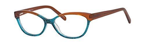 Marie Claire MC6215 Women’s Readers Brown/Turquoise/Blue/Green 55mm +0.25 Power