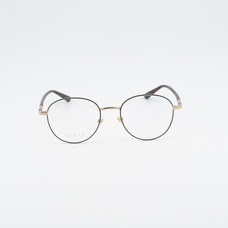 Gucci GG0392O 004 Green/Gold 51mm Eyeglasses New Authentic gallery