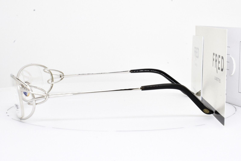 FRED Lunettes Eyeglasses frame SILVER CHROME 53-14-130 VOLUTE OP N1 002 gallery