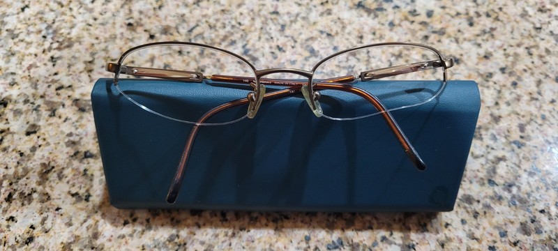 Carrera Glasses Frame BROWN Tone Half Rim Wired Eyeglasses Frame Made in Italy
