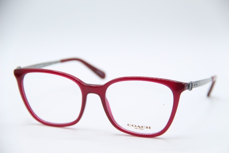 NEW COACH HC 6113 5503 (AUBERGINE) BURGUNDY AUTHENTIC DESIGNER EYEGLASSES 53-18