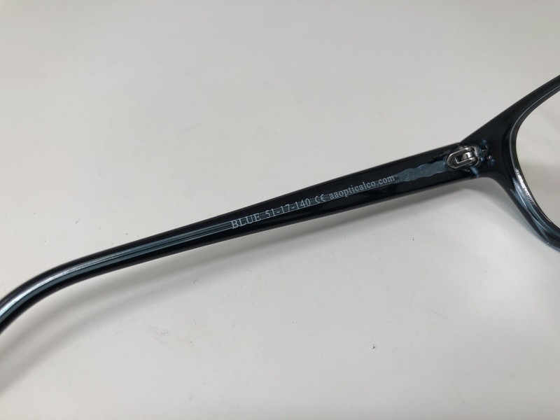 NEW GLOBE EYEGLASSES FRAME L4053 BLUE CRYSTAL 51-17-140 FULL RIM PLASTIC :759 gallery