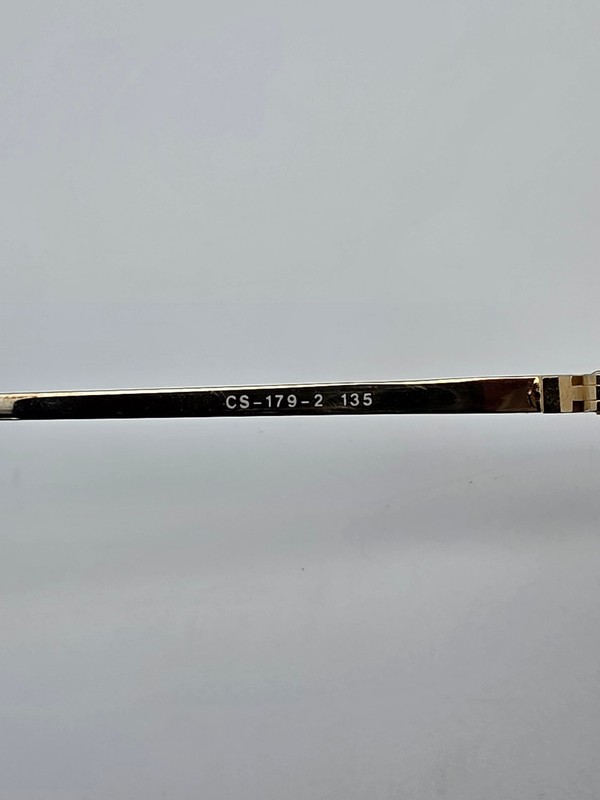 Pierre Cardin CS-179-2 Dark Purple Gold Oversized Eyeglasses Frame 56-16-135 gallery