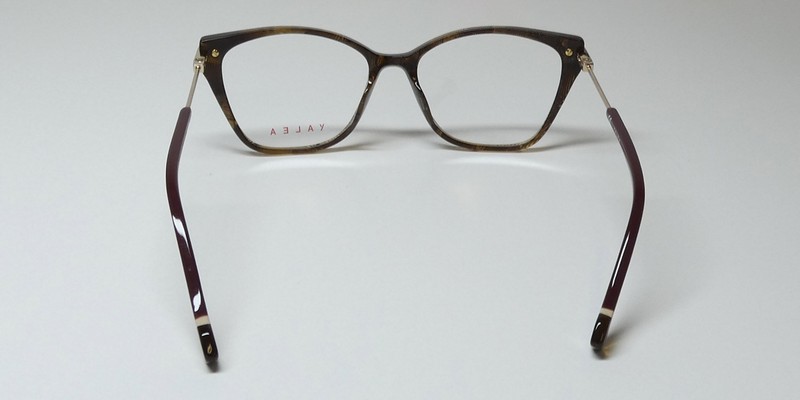 NEW YALEA VYA024 HYPATIA EYEGLASSES PLASTIC FULL-RIM BROWN 54-16-135 0XAP WOMENS gallery