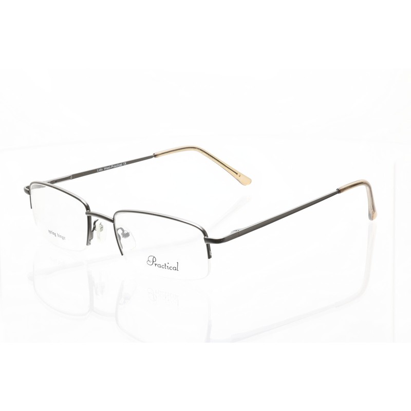 Lido West-Practical Michael Grey 54-20-145 Eyeglasses FRAMES ONLY -NEW CONDITION