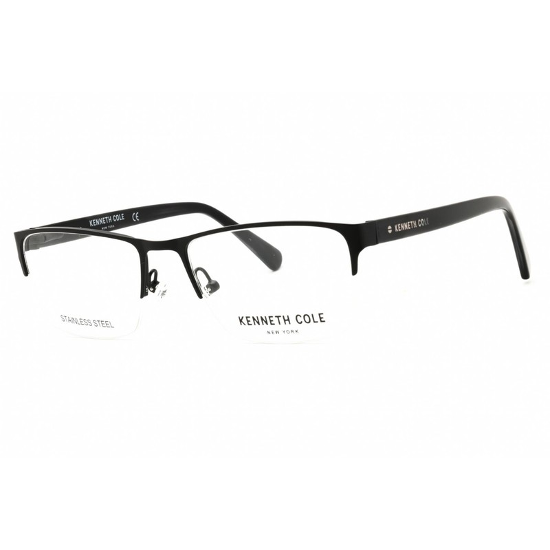 Kenneth Cole New York Men’s Eyeglasses Matte Black Rectangular Frame KC0313 002