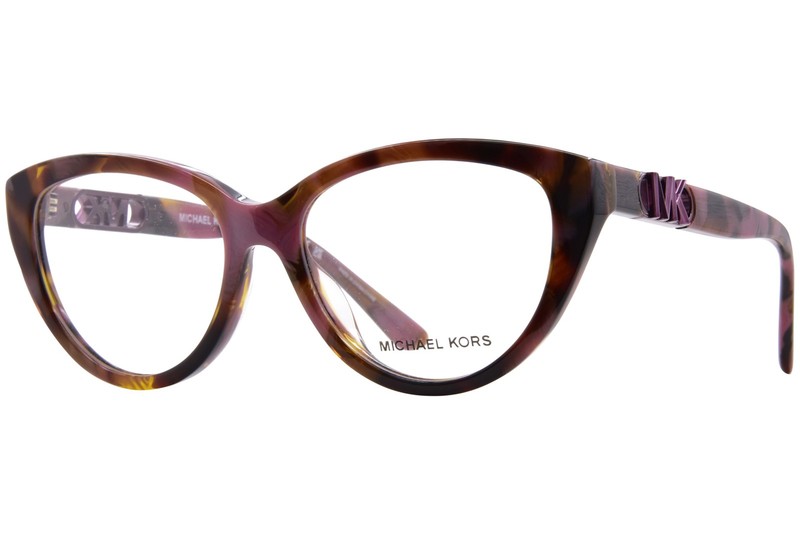 Michael Kors Andalucia MK4120U 3998 Eyeglasses Womens Plum Graphic Full Rim 53mm